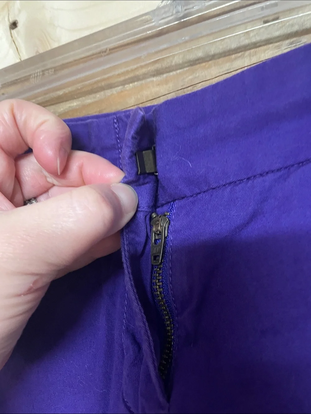 J. Crew size 00 Purple Low-rise 3.5”Shorts with Front and Back Pockets